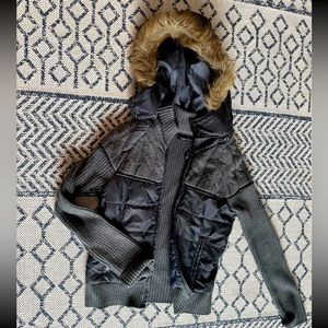 Zip-up Sweater Jacket